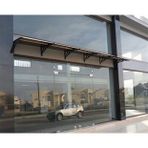 Sundurmagross Transpaforza TF STD 1.12 120x100 Bronz 3 mm Solid Levha Kapı Üstü Sundurma