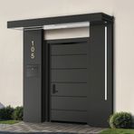 Sundurmagross Vera Dual 200x90 cm Ledli Posta Kutulu Alüminyum Işıklı Sundurma