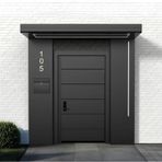 Sundurmagross Vera Viela 200x90 cm Ledli Posta Kutulu Alüminyum Işıklı Sundurma