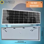Suneco 150W Watt Half-Cut Monokristal Solar Güneş Paneli A Sınıf Karavan