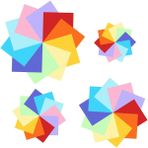 Sunerly 400 yaprak çift taraflı origami kağıdı, 10 canlı renkte, 4 farklı boyutta spesifikasyon (100 yaprak, 20 x 20 cm, 100 yaprak, 15 x 15 cm, 100 yaprak, 100 yaprak, 7,5 x 7,5 cm)
