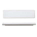 SUNESA Yemek Tabağı Japanese Sushi Plate Creative Retro Rectangular Flat Plate Cake Dim Sum Fried Dumpling Placing Simple Western Plate Plaka (Color : B)