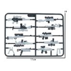 Sunflower 01 Askeri Ww2 Yapı Taşları Solider Figürleri Oyuncak Kamufla Lar Lar Kum Torbası Pelerin Ekipman Aksesuarları Mini Tuğlalar K7029-GREY-1PC (Yurt Dışından) - Renkli