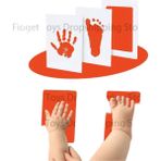 Sunflower 01 Bebek Dıy El ve Ayak Izi Kiti Mürekkep Pedleri Fotoğraf Çerçevesi El Izi Yürümeye Başlayan Çocukların Hediyelik Eşya Aksesuarları Güvenli Temiz Bebek Duş Hediye Rengi: Turuncu (Yurt Dışından) - Renkli