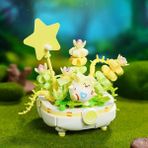 Sunflower 01 Keeppley Yapı Taşları Pokemon ı Pikachu Sylveon Togepi Sprigatito Fuecoco Yapı Başları ın si Togepi (Yurt Dışından) - Renkli