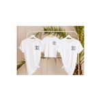 SUNFREE MOM DAD Baskılı Anne Baba Çocuk Aile Kombin 3'lü Set Tshirt (ÇOCUK BEDENİ İÇİN BİZE YAZINIZ)