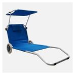Sunfun Gölgelikli Tekerlekli Katlanır Taşıma Arabası Şezlong - 1