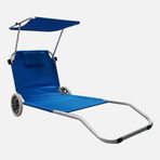 Sunfun Gölgelikli Tekerlekli Şezlong