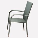 Sunfun Steel Neila Rattan Sandalye