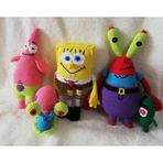 Sünger Bob Karakterler Takımı Amigurumi Organik Oyuncak