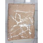 Süngerli Kadife Mermer Desen Kaymaz Koltuk Örtüsü (170 x 210)-KAHVEYE Gümüş Varaklı - 170 x 210 cm