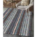 Süngersan Renkli Halılar Yıkanabilir Dijital Baskı Modern Dekoratif Kaymaz Tabanlı Salon Halısı Mutfak Halısı Yolluk - 100 x 260 cm