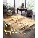 Süngersan Renkli Halılar Yıkanabilir Dijital Baskı Modern Dekoratif Kaymaz Tabanlı Salon Halısı Mutfak Halısı Yolluk - 120 x 180 cm