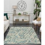 Süngersan Renkli Halılar Yıkanabilir Dijital Baskı Modern Dekoratif Kaymaz Tabanlı Salon Halısı Mutfak Halısı Yolluk - 140 x 200 cm