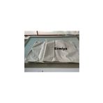 Süngersiz Ermiya Şezlong Minderi Kılıfı Krem Fermuarlı Polyester Impertex Kumaş 185*55*5 cm