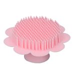 SUNGOOYUE Baby Silicone Ath Ath Brush, Soft Omfortable Rying Uick Rying Rying Ilicone Rying Unflower Shape Baby Folixowator Ashashcloths & Wash Loves Ashashcloths & Towels (Pembe)