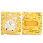 SUNGOOYUE Bebek Yürüyor Dizlik, Ayarlanabilir Polyester Dizlik, Toddlers Emekleme Güvenlik Koruyucu Bacak Yaz için Yumuşak Dizlik sarı koyun