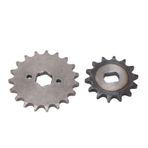 SUNGOOYUE Motor Dişli Seti, Dayanıklı Çelik 19T Ön Motor Dişlisi 14T H Delik Arka Zincir Dişlisi 125cc 15cc 200cc 250cc Kir Çukur Bisiklet Motosikletler Için