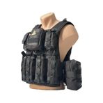 Sungu Askeri Shop Unisex Siyah Hücum Yeleği Siyah