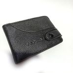 Suni Deri Dik Dıştan Patlı 20 Kartlık Kredi Kart Cüzdanı 10 CM X 8 CM