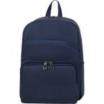 Suni Deri Şık Tasarım Laptop Bölmeli Sırt Çantası Mavi - STANDART - Çok Renkli