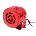Sunicon 12 V Elektrikli Araba Kamyon Motosiklet Tahrikli Hava Saldırısı Siren Korna Alarm Yüksek Sesle 50 s Kırmızı