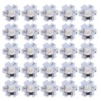 Sunicon 25 Adet 3 W 5 V LED Çip Ampul, 200LM Parlaklık Yüksek Boncuk Işık Kaynağı Çip Alüminyum ile DIY Aydınlatma Armatürleri için (Blue Light)