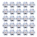 Sunicon 25 Adet 3 W 5 V LED Çip Ampul, 200LM Parlaklık Yüksek Boncuk Işık Kaynağı Çip Alüminyum ile DIY Aydınlatma Armatürleri için (Red Light)