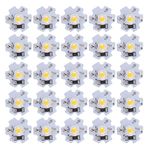 Sunicon 25 Adet 3 W 5 V LED Çip Ampul, 200LM Parlaklık Yüksek Boncuk Işık Kaynağı Çip Alüminyum ile DIY Aydınlatma Armatürleri için (Yellow Light)