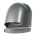Sunicon 304 Paslanmaz Çelik Egzoz Davlumbaz Hava Koşullarına Dayanıklı Havalandırma Izgarası Davlumbaz Egzoz Borusu Kapağı 201 Davlumbazlar (100mm U Shaped)