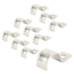 Sunicon 304 Paslanmaz Çelik P Tipi Tek Boru Kelepçesi, Boru Kelepçeli Tek Delikli Boru Kelepçesi (20mm)