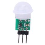 Sunicon AM312 Mini İnsan Sensör Modülü, HC-SR312 Pyroelektrik Kızılötesi PIR Hareket Otomatik Dedektör DC 2,7 ila 12V, 10pin Gövdeli Manuel Hareket Kızılötesi IR Dedektörü