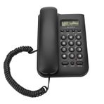Sunicon Kablolu Telefon, Sabit Telefonlar Duvar Pone Masaüstü Kablolu Ahizeli Telefon Ofis, Ön Büro, Ev, Otel için Arayan Kimliği ile (Black)