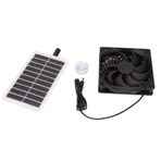 Sunicon Solar Güç Paneli Egzoz Fanı, 15W Enerji Tasarruf Koku Çıkarma Taşınabilir Güneş Powered Hava Ekstraktörü Evcil Hayvan Evleri RV'leri
