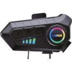 Sunix 1000 Mah Ipx6 Su Geçirmez V5.3 Intercom Motosiklet Kask Kulaklığı Ntr-101