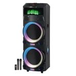 Sunix BTS-330 120 W 8000 mAh Çift Mikrofonlu Kumandalı Siyah Bluetooth Hoparlör