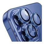 Sunix Iphone 16/16 Plus İle Uyumlu Darbeye Dayanıklı Safir Kamera Lens Koruyucu Mavi