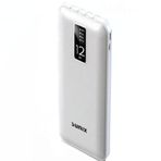 Sunix PB08 Micro İos Lightning Type-C Çıkışlı Led Göstergeli 12000 mAh Beyaz Powerbank