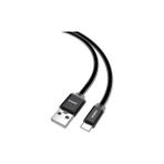 Sunix SC09 Soft Type-c 3A Siyah Çıkışlı Data Ve Şarj Kablosu