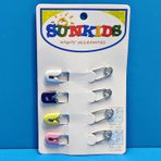 Sunkıds Emniyetli Metal Çengelli İğne 4 Adetli Set 1dksg07