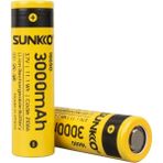 Sunkko 3.7 Volt 3000 Mah 18650 Tekli Şarj Edilebilir Pil