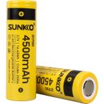 Sunkko 3.7 Volt 4500 Mah 21700 Tekli Şarj Edilebilir Pil