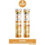 Sunlife Vitamin C 1000 Mg 20 Efervesan Tablet 2 Adet - Aromasız
