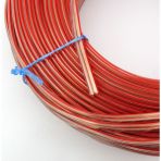 Sunlight Elektrik Kablosu %100 Bakır 100 Metre 2x0,75 mm Şeffaf Kırmızı