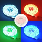 Sunlight Neon Şerit Led Işık 3 Çip Rgb 5 Metre Kumandalı 220V