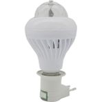 Sunlight Rgb, Beyaz Döner Başlıklı LED Ampul E27 Fişli Duy Disko Topu - Renkli - 1 - 10 W