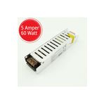 Sunlight Şerit Led Trafo 12V Adaptör Driver 5 Amper 60 Watt
