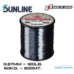 Sunline Queen Star 0.87 mm 120 Lb 600 mt Smoke Gray Misina