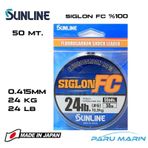 Sunline Siglon %100 Florokarbon 0.415 mm 50 mt Misina