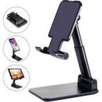 Sunlink iPhone iPad Için Masa Cep Telefonu Tutucu Standı Xiaomi Ayarlanabilir Masaüstü Tablet Tutucu Evrensel Masa Cep Telefonu Standı - Siyah